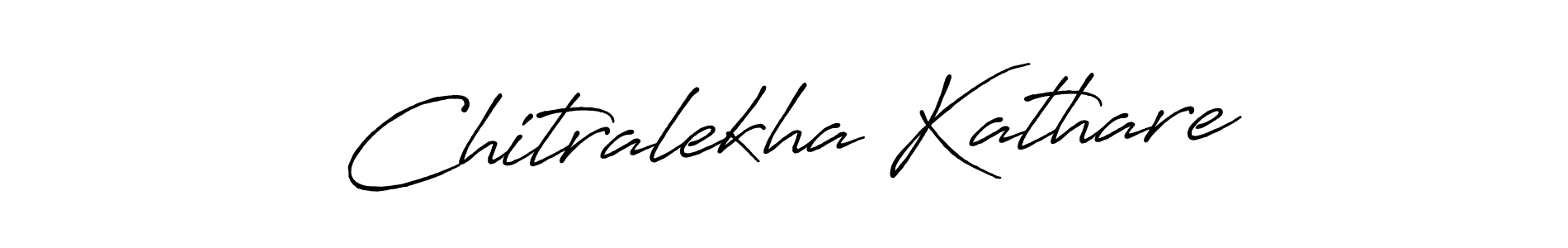 Design your own signature with our free online signature maker. With this signature software, you can create a handwritten (Antro_Vectra_Bolder) signature for name Chitralekha Kathare. Chitralekha Kathare signature style 7 images and pictures png