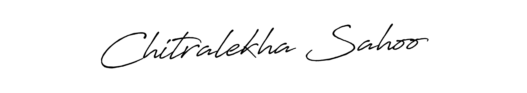 Chitralekha Sahoo stylish signature style. Best Handwritten Sign (Antro_Vectra_Bolder) for my name. Handwritten Signature Collection Ideas for my name Chitralekha Sahoo. Chitralekha Sahoo signature style 7 images and pictures png