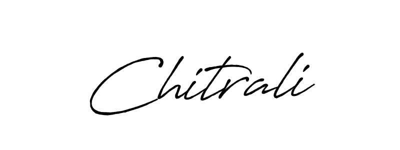 Create a beautiful signature design for name Chitrali. With this signature (Antro_Vectra_Bolder) fonts, you can make a handwritten signature for free. Chitrali signature style 7 images and pictures png