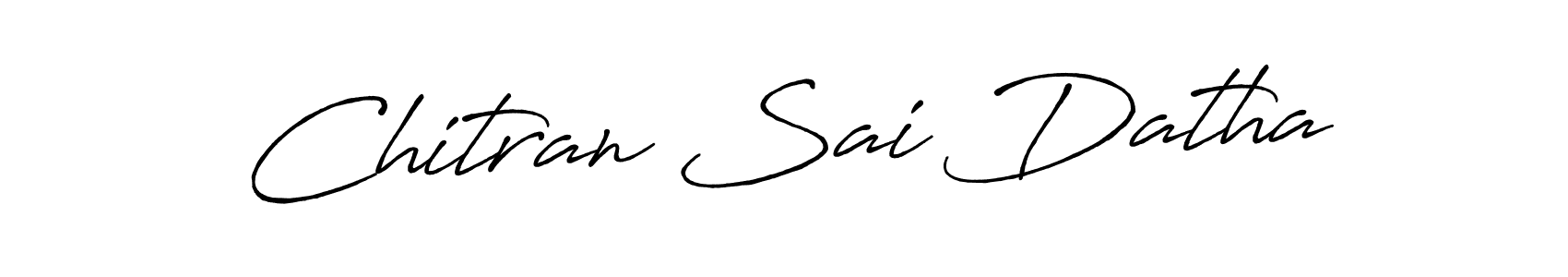 Use a signature maker to create a handwritten signature online. With this signature software, you can design (Antro_Vectra_Bolder) your own signature for name Chitran Sai Datha. Chitran Sai Datha signature style 7 images and pictures png