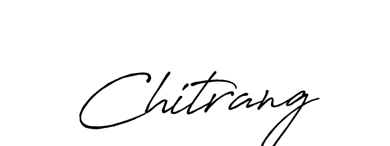 Chitrang stylish signature style. Best Handwritten Sign (Antro_Vectra_Bolder) for my name. Handwritten Signature Collection Ideas for my name Chitrang. Chitrang signature style 7 images and pictures png