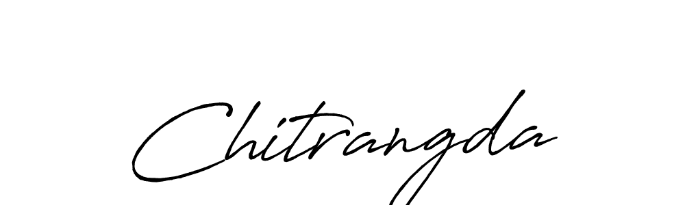 Make a beautiful signature design for name Chitrangda. With this signature (Antro_Vectra_Bolder) style, you can create a handwritten signature for free. Chitrangda signature style 7 images and pictures png