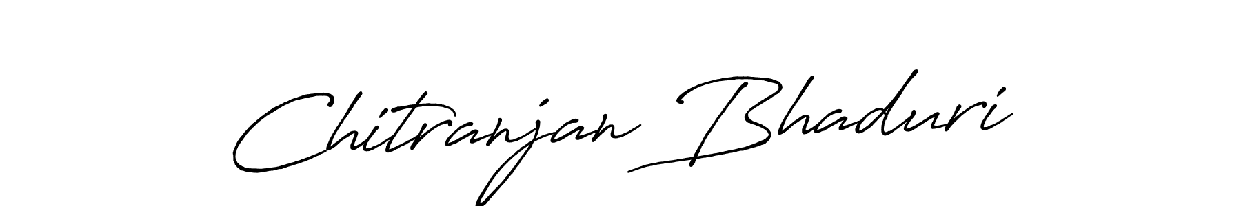 How to make Chitranjan Bhaduri signature? Antro_Vectra_Bolder is a professional autograph style. Create handwritten signature for Chitranjan Bhaduri name. Chitranjan Bhaduri signature style 7 images and pictures png