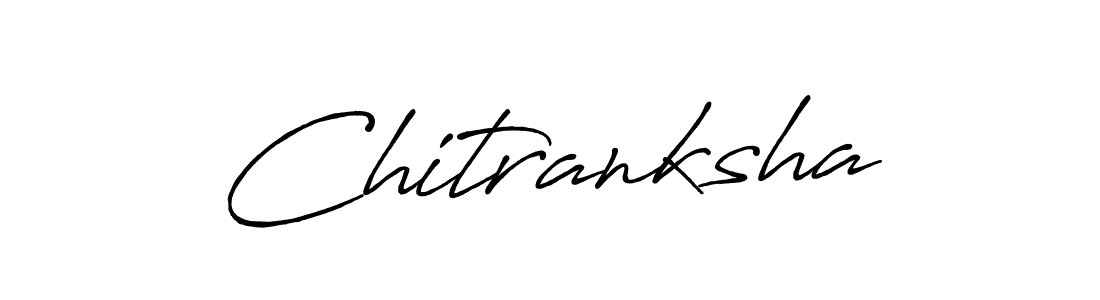 Make a beautiful signature design for name Chitranksha. With this signature (Antro_Vectra_Bolder) style, you can create a handwritten signature for free. Chitranksha signature style 7 images and pictures png