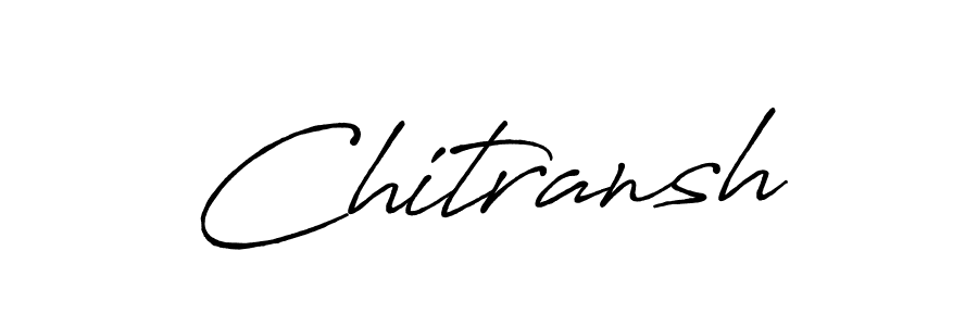 How to make Chitransh name signature. Use Antro_Vectra_Bolder style for creating short signs online. This is the latest handwritten sign. Chitransh signature style 7 images and pictures png