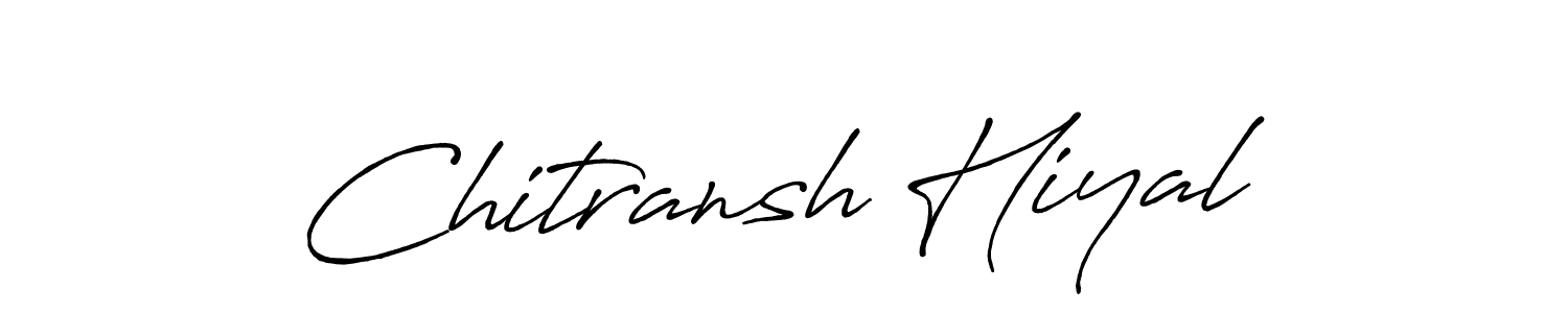 You should practise on your own different ways (Antro_Vectra_Bolder) to write your name (Chitransh Hiyal) in signature. don't let someone else do it for you. Chitransh Hiyal signature style 7 images and pictures png