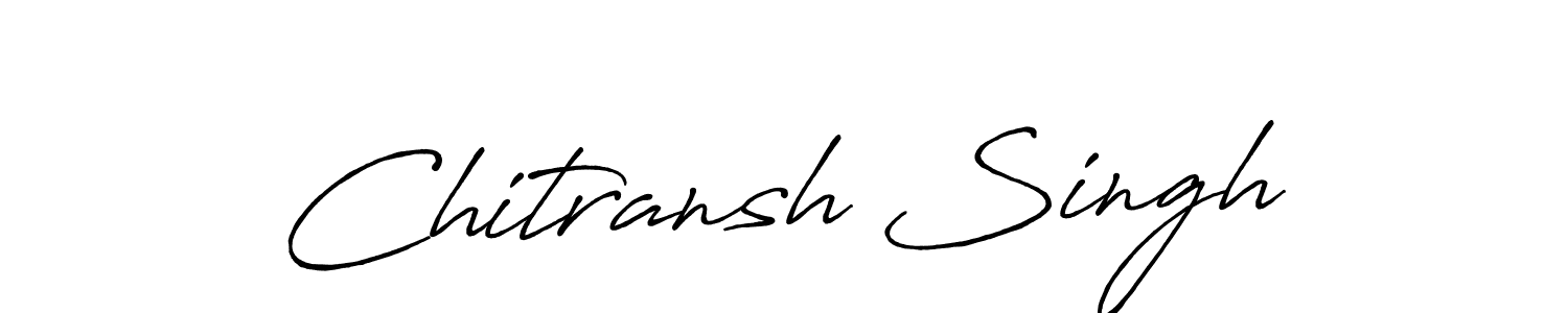 You should practise on your own different ways (Antro_Vectra_Bolder) to write your name (Chitransh Singh) in signature. don't let someone else do it for you. Chitransh Singh signature style 7 images and pictures png