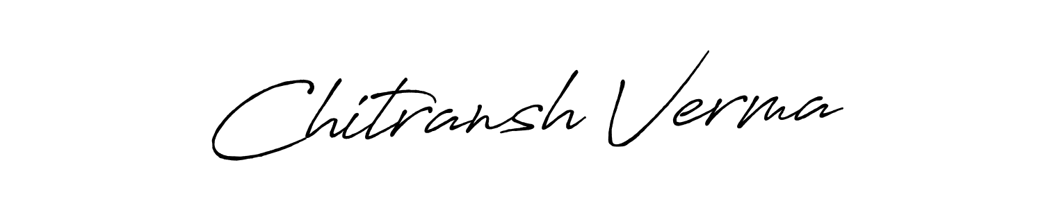 if you are searching for the best signature style for your name Chitransh Verma. so please give up your signature search. here we have designed multiple signature styles  using Antro_Vectra_Bolder. Chitransh Verma signature style 7 images and pictures png