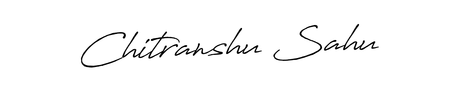 This is the best signature style for the Chitranshu Sahu name. Also you like these signature font (Antro_Vectra_Bolder). Mix name signature. Chitranshu Sahu signature style 7 images and pictures png