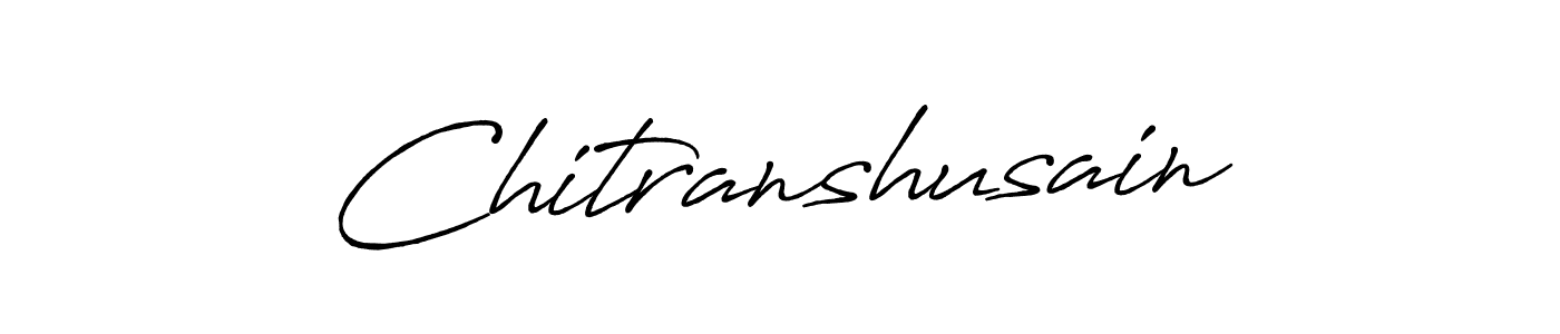 Make a beautiful signature design for name Chitranshusain. Use this online signature maker to create a handwritten signature for free. Chitranshusain signature style 7 images and pictures png