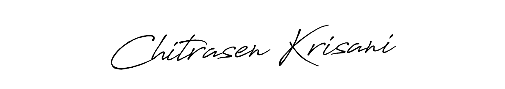 Antro_Vectra_Bolder is a professional signature style that is perfect for those who want to add a touch of class to their signature. It is also a great choice for those who want to make their signature more unique. Get Chitrasen Krisani name to fancy signature for free. Chitrasen Krisani signature style 7 images and pictures png