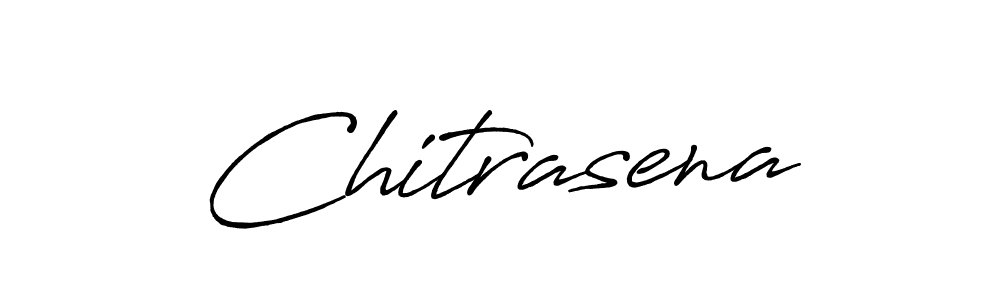 Make a beautiful signature design for name Chitrasena. With this signature (Antro_Vectra_Bolder) style, you can create a handwritten signature for free. Chitrasena signature style 7 images and pictures png