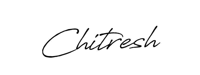 It looks lik you need a new signature style for name Chitresh. Design unique handwritten (Antro_Vectra_Bolder) signature with our free signature maker in just a few clicks. Chitresh signature style 7 images and pictures png