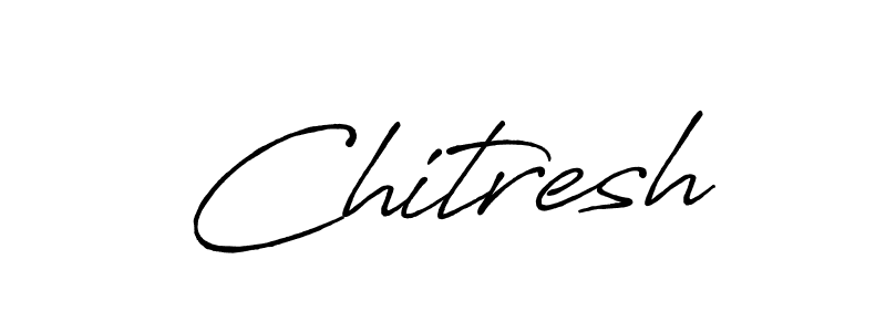 It looks lik you need a new signature style for name Chitresh. Design unique handwritten (Antro_Vectra_Bolder) signature with our free signature maker in just a few clicks. Chitresh signature style 7 images and pictures png