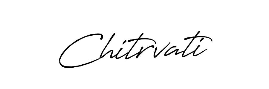 Chitrvati stylish signature style. Best Handwritten Sign (Antro_Vectra_Bolder) for my name. Handwritten Signature Collection Ideas for my name Chitrvati. Chitrvati signature style 7 images and pictures png