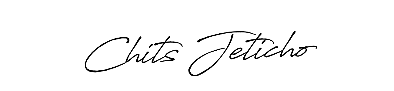 It looks lik you need a new signature style for name Chits Jeticho. Design unique handwritten (Antro_Vectra_Bolder) signature with our free signature maker in just a few clicks. Chits Jeticho signature style 7 images and pictures png