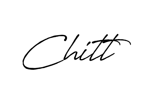 Design your own signature with our free online signature maker. With this signature software, you can create a handwritten (Antro_Vectra_Bolder) signature for name Chitt. Chitt signature style 7 images and pictures png