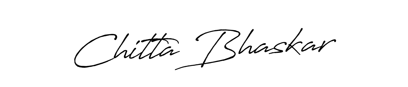 Use a signature maker to create a handwritten signature online. With this signature software, you can design (Antro_Vectra_Bolder) your own signature for name Chitta Bhaskar. Chitta Bhaskar signature style 7 images and pictures png