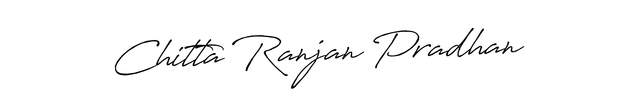 Create a beautiful signature design for name Chitta Ranjan Pradhan. With this signature (Antro_Vectra_Bolder) fonts, you can make a handwritten signature for free. Chitta Ranjan Pradhan signature style 7 images and pictures png