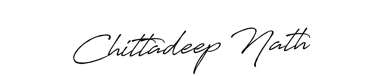 Create a beautiful signature design for name Chittadeep Nath. With this signature (Antro_Vectra_Bolder) fonts, you can make a handwritten signature for free. Chittadeep Nath signature style 7 images and pictures png