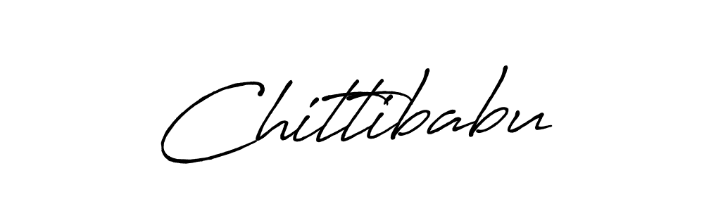 How to make Chittibabu name signature. Use Antro_Vectra_Bolder style for creating short signs online. This is the latest handwritten sign. Chittibabu signature style 7 images and pictures png