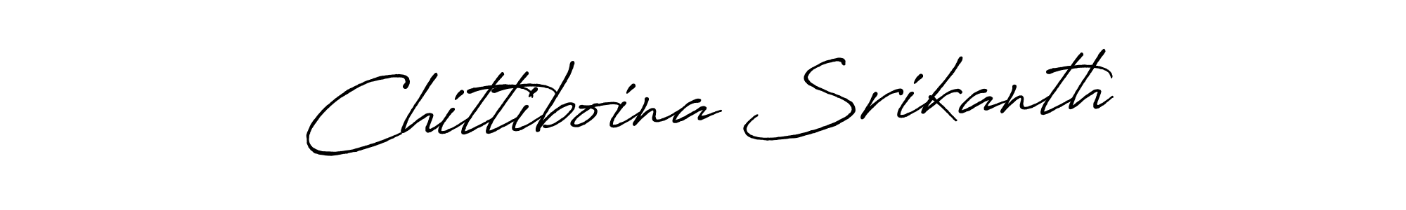 How to make Chittiboina Srikanth signature? Antro_Vectra_Bolder is a professional autograph style. Create handwritten signature for Chittiboina Srikanth name. Chittiboina Srikanth signature style 7 images and pictures png