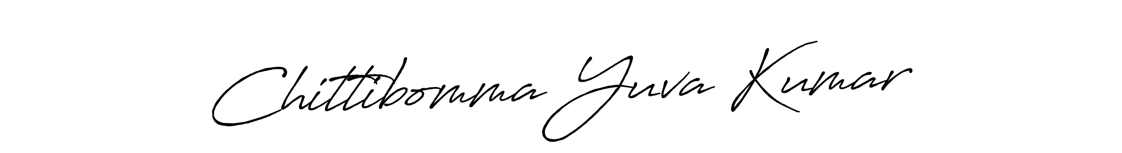 Use a signature maker to create a handwritten signature online. With this signature software, you can design (Antro_Vectra_Bolder) your own signature for name Chittibomma Yuva Kumar. Chittibomma Yuva Kumar signature style 7 images and pictures png