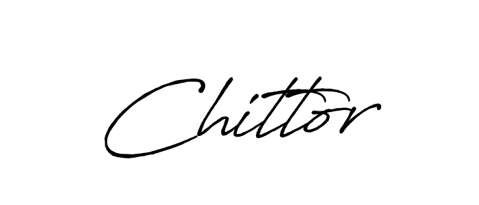 How to make Chittor signature? Antro_Vectra_Bolder is a professional autograph style. Create handwritten signature for Chittor name. Chittor signature style 7 images and pictures png