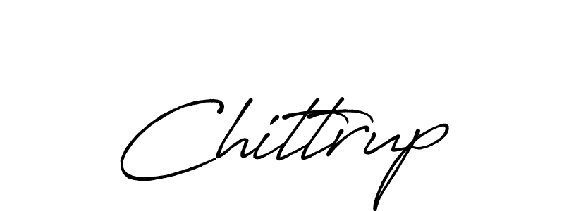 Make a beautiful signature design for name Chittrup. With this signature (Antro_Vectra_Bolder) style, you can create a handwritten signature for free. Chittrup signature style 7 images and pictures png