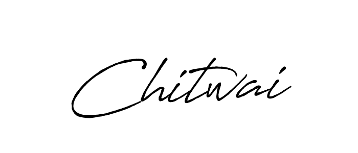 Also we have Chitwai name is the best signature style. Create professional handwritten signature collection using Antro_Vectra_Bolder autograph style. Chitwai signature style 7 images and pictures png