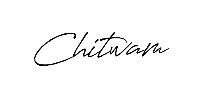 Chitwam stylish signature style. Best Handwritten Sign (Antro_Vectra_Bolder) for my name. Handwritten Signature Collection Ideas for my name Chitwam. Chitwam signature style 7 images and pictures png