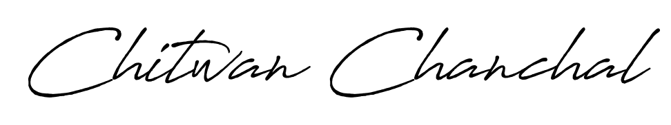 Chitwan Chanchal stylish signature style. Best Handwritten Sign (Antro_Vectra_Bolder) for my name. Handwritten Signature Collection Ideas for my name Chitwan Chanchal. Chitwan Chanchal signature style 7 images and pictures png
