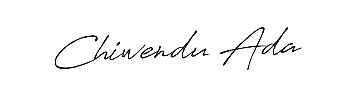 The best way (Antro_Vectra_Bolder) to make a short signature is to pick only two or three words in your name. The name Chiwendu Ada include a total of six letters. For converting this name. Chiwendu Ada signature style 7 images and pictures png