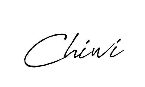 Design your own signature with our free online signature maker. With this signature software, you can create a handwritten (Antro_Vectra_Bolder) signature for name Chiwi. Chiwi signature style 7 images and pictures png