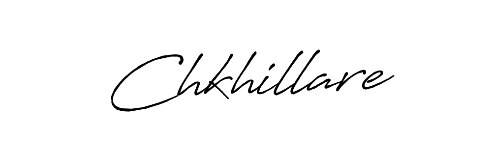 How to make Chkhillare signature? Antro_Vectra_Bolder is a professional autograph style. Create handwritten signature for Chkhillare name. Chkhillare signature style 7 images and pictures png