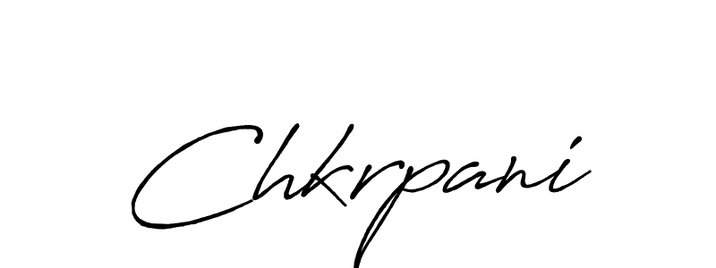 It looks lik you need a new signature style for name Chkrpani. Design unique handwritten (Antro_Vectra_Bolder) signature with our free signature maker in just a few clicks. Chkrpani signature style 7 images and pictures png