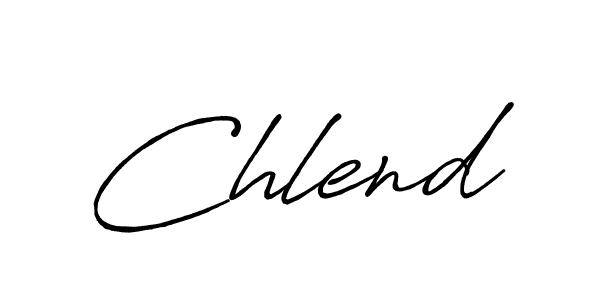 Also we have Chlend name is the best signature style. Create professional handwritten signature collection using Antro_Vectra_Bolder autograph style. Chlend signature style 7 images and pictures png