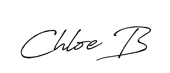 The best way (Antro_Vectra_Bolder) to make a short signature is to pick only two or three words in your name. The name Chloe B include a total of six letters. For converting this name. Chloe B signature style 7 images and pictures png