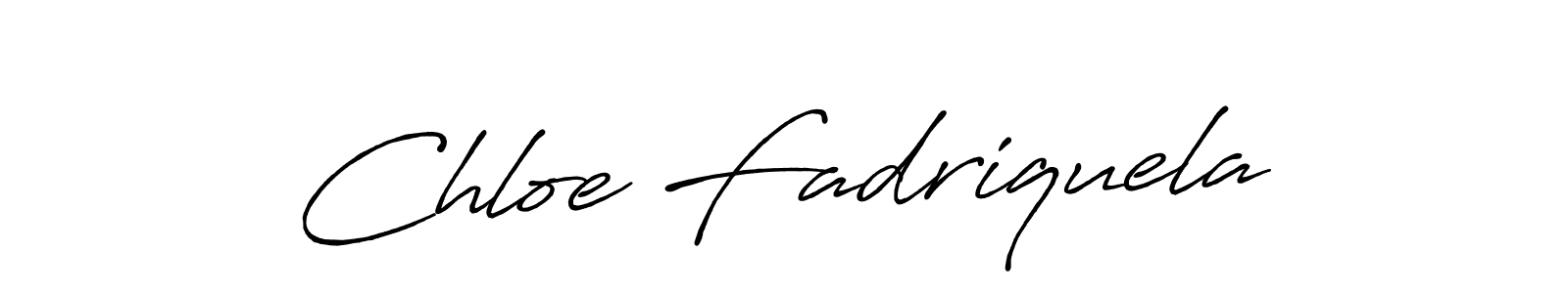 Chloe Fadriquela stylish signature style. Best Handwritten Sign (Antro_Vectra_Bolder) for my name. Handwritten Signature Collection Ideas for my name Chloe Fadriquela. Chloe Fadriquela signature style 7 images and pictures png