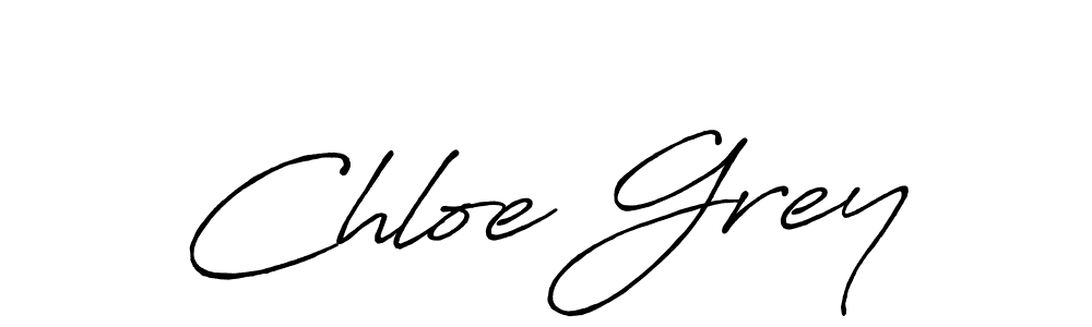 How to make Chloe Grey name signature. Use Antro_Vectra_Bolder style for creating short signs online. This is the latest handwritten sign. Chloe Grey signature style 7 images and pictures png
