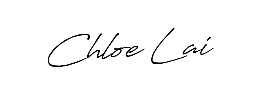 Design your own signature with our free online signature maker. With this signature software, you can create a handwritten (Antro_Vectra_Bolder) signature for name Chloe Lai. Chloe Lai signature style 7 images and pictures png