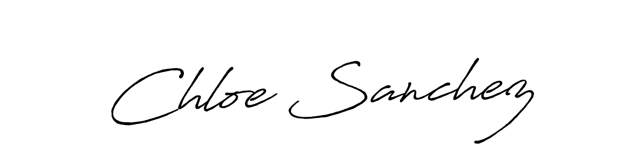 Make a short Chloe Sanchez signature style. Manage your documents anywhere anytime using Antro_Vectra_Bolder. Create and add eSignatures, submit forms, share and send files easily. Chloe Sanchez signature style 7 images and pictures png