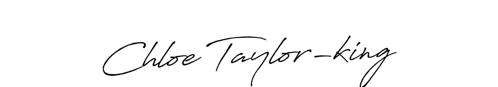 The best way (Antro_Vectra_Bolder) to make a short signature is to pick only two or three words in your name. The name Chloe Taylor-king include a total of six letters. For converting this name. Chloe Taylor-king signature style 7 images and pictures png