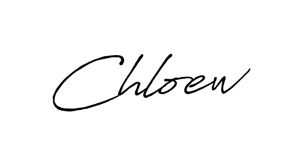 You should practise on your own different ways (Antro_Vectra_Bolder) to write your name (Chloew) in signature. don't let someone else do it for you. Chloew signature style 7 images and pictures png