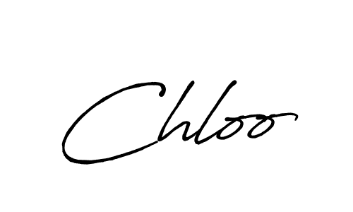 How to make Chloo signature? Antro_Vectra_Bolder is a professional autograph style. Create handwritten signature for Chloo name. Chloo signature style 7 images and pictures png