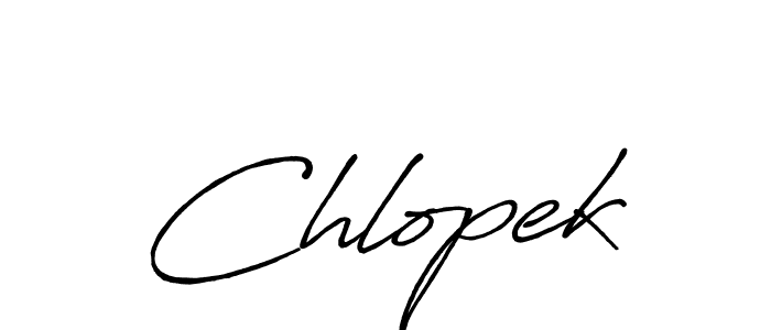 Also we have Chlopek name is the best signature style. Create professional handwritten signature collection using Antro_Vectra_Bolder autograph style. Chlopek signature style 7 images and pictures png