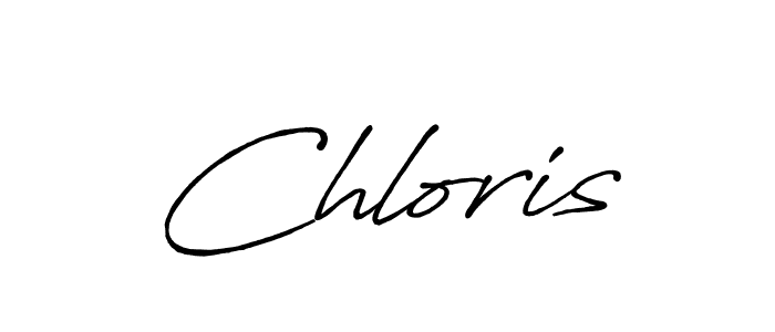 Create a beautiful signature design for name Chloris. With this signature (Antro_Vectra_Bolder) fonts, you can make a handwritten signature for free. Chloris signature style 7 images and pictures png