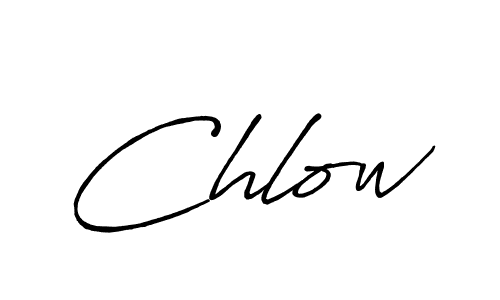 Also we have Chlow name is the best signature style. Create professional handwritten signature collection using Antro_Vectra_Bolder autograph style. Chlow signature style 7 images and pictures png