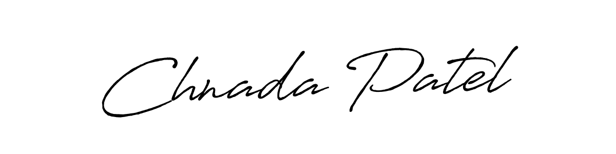 The best way (Antro_Vectra_Bolder) to make a short signature is to pick only two or three words in your name. The name Chnada Patel include a total of six letters. For converting this name. Chnada Patel signature style 7 images and pictures png