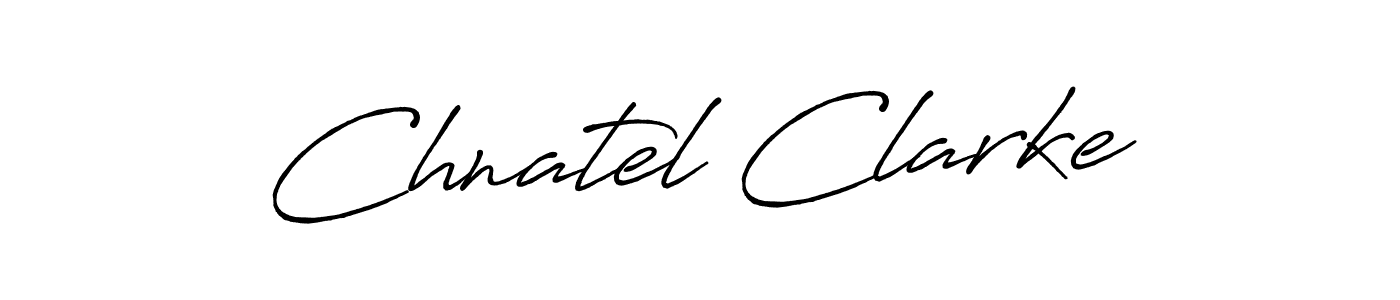 How to make Chnatel Clarke signature? Antro_Vectra_Bolder is a professional autograph style. Create handwritten signature for Chnatel Clarke name. Chnatel Clarke signature style 7 images and pictures png